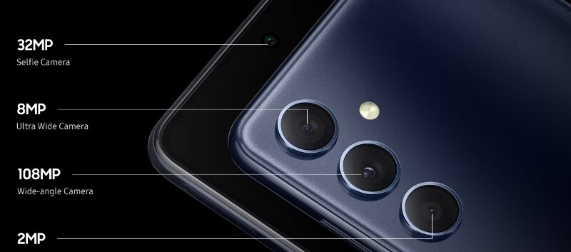 Điện thoại Samsung Galaxy M54 5G camera