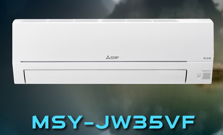 Thiết kế điều hòa Mitsubishi Inverter 12000 BTU 1 chiều MSY-JW35VF đơn giản mà hiện đại