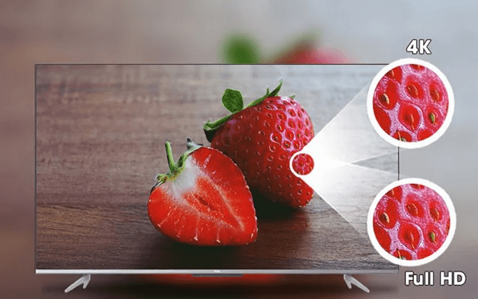 TCL 50P755 thuộc dòng tivi 4K, sở hữu độ phân giải 4K TCL 50P755 thuộc dòng tivi 4K, sở hữu độ phân giải 4K