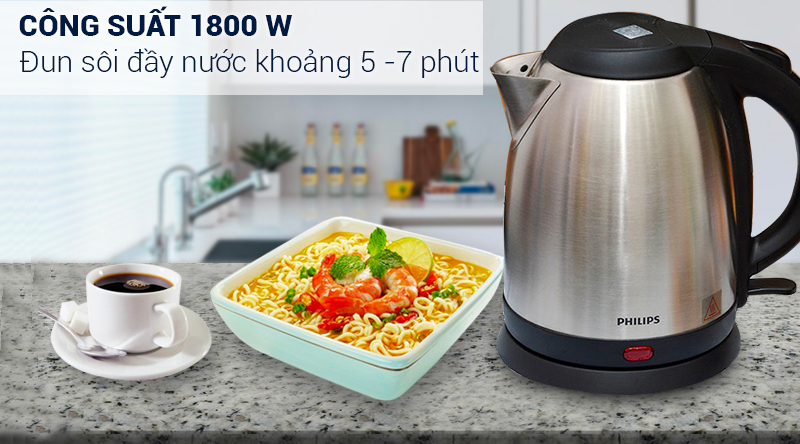Bình siêu tốc Philips HD9306 1.5 lít Bình siêu tốc Philips HD9306 1.5 lít