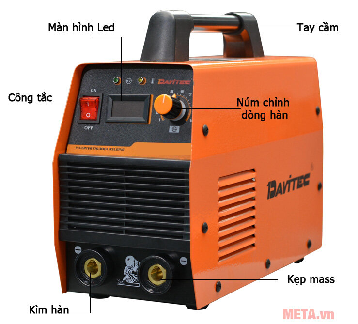 Máy hàn que Davitec MMA-200A Máy hàn que Davitec MMA-200A