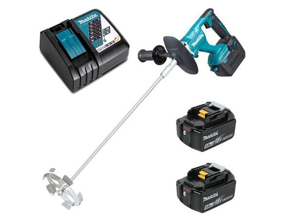 máy trộn sơn dùng pin Makita DUT130RTE (BL) (18V)