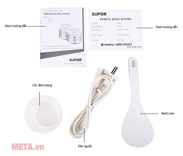 Nồi cơm điện Supor Comfort 1.8l SRC741