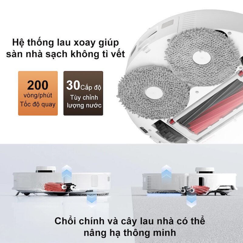 Roborock Q Revo Master sở hữu thiết kế tinh tế và hiện đại