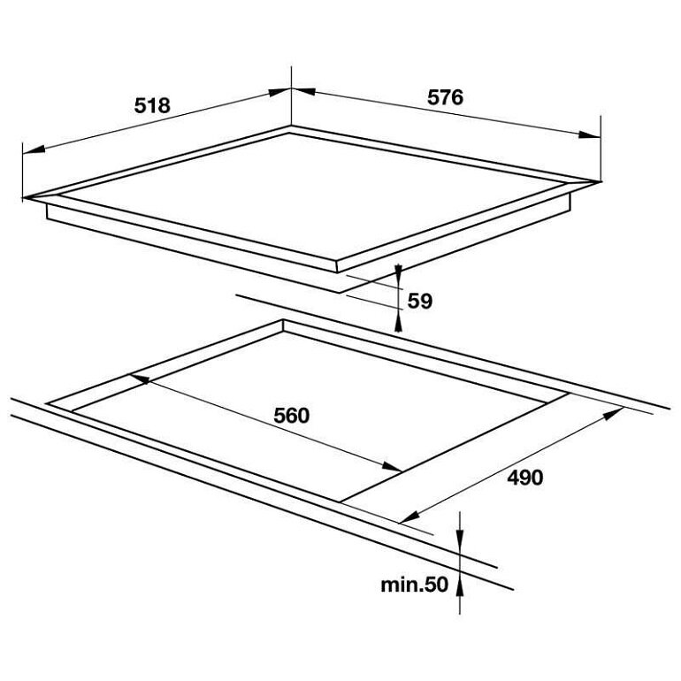 Bếp từ 4 vùng nấu Hafele HC-I604D  535.02.040