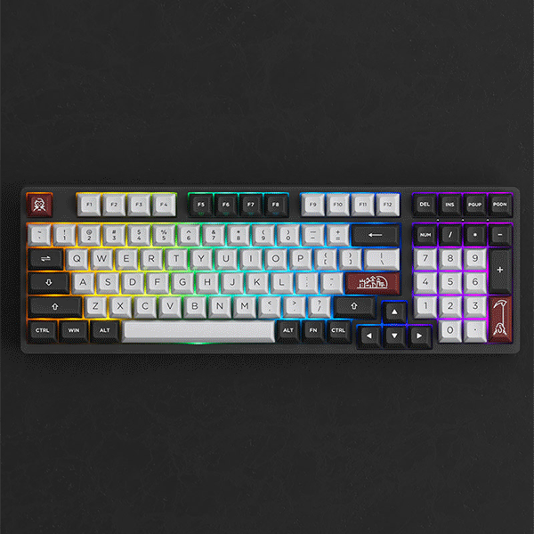 Bàn phím cơ AKKO 3098S Dracula Castle Akko CS Silver switch