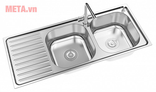 Chậu rửa bát Sơn Hà S105 inox Sus 304 cao cấp Chậu rửa bát Sơn Hà S105 inox Sus 304 cao cấp