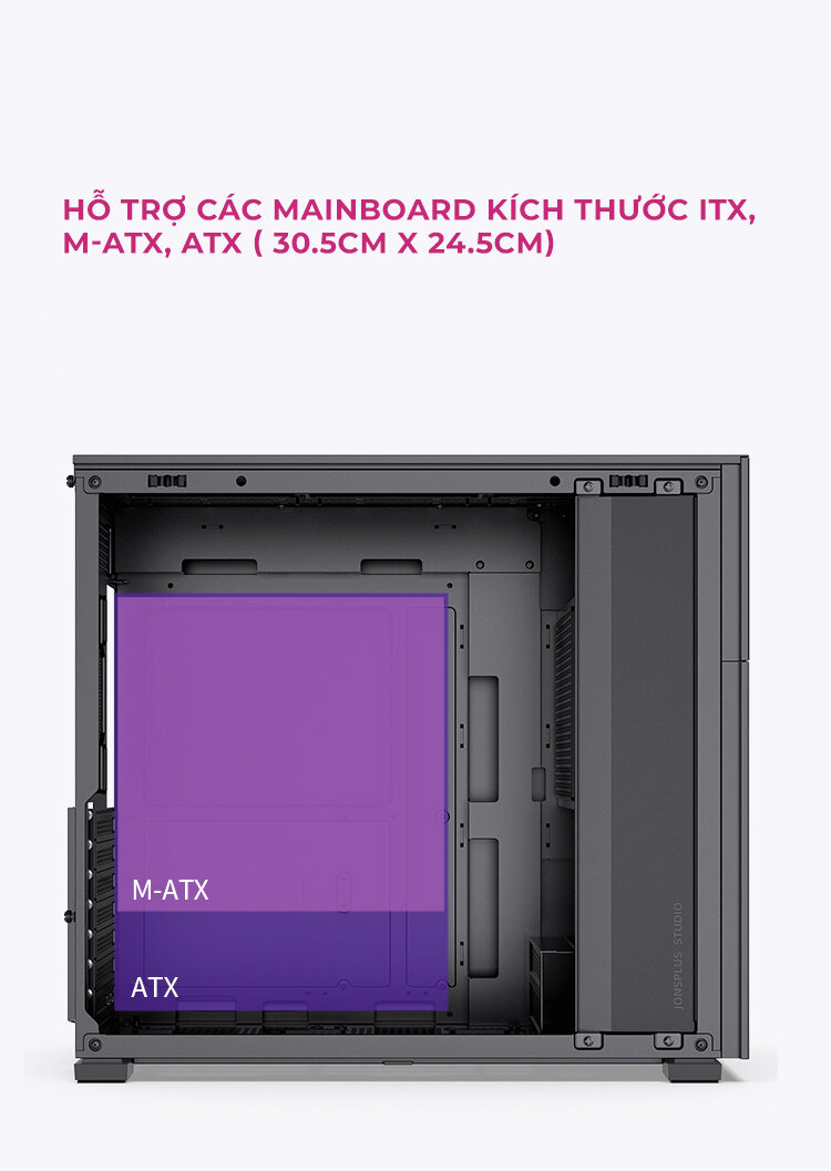 Vỏ case Jonsbo D41 STD White ( Mid Tower/Màu Trắng)