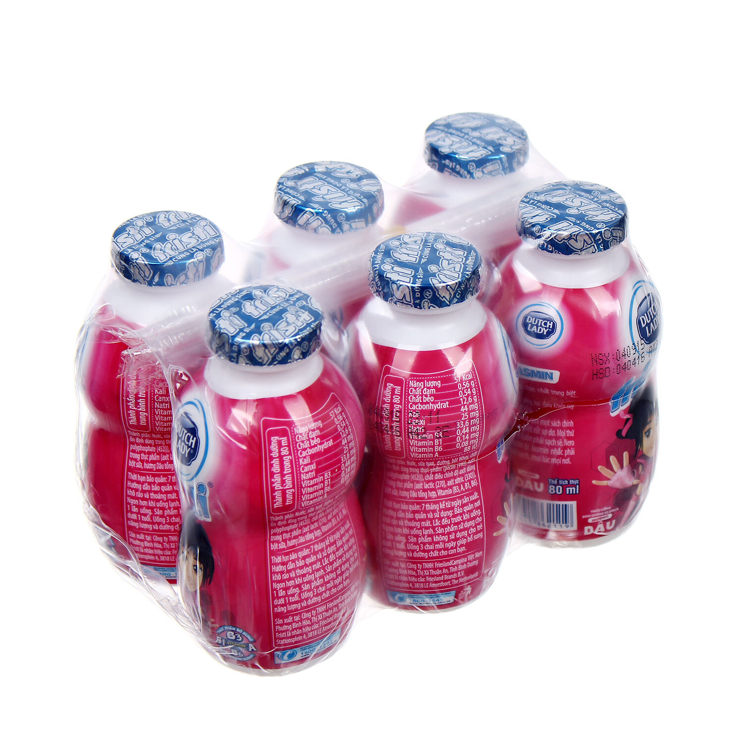 Sữa tươi nước Fristi vị dâu 80ml  Sữa tươi nước Fristi vị dâu 80ml