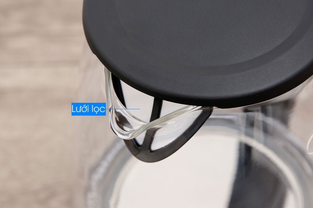 Mẫu bình đun siêu tốc Midea MK-18GC có lưới lọc tiện lợi