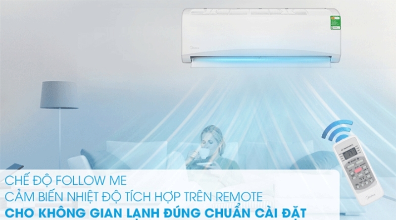 Điều hòa Midea 18000 BTU 1 chiều MSAFII-18CRN8 gas R-32 4 Điều hòa Midea 18000 BTU 1 Chiều MSAFII-18CRN8 Gas R-32