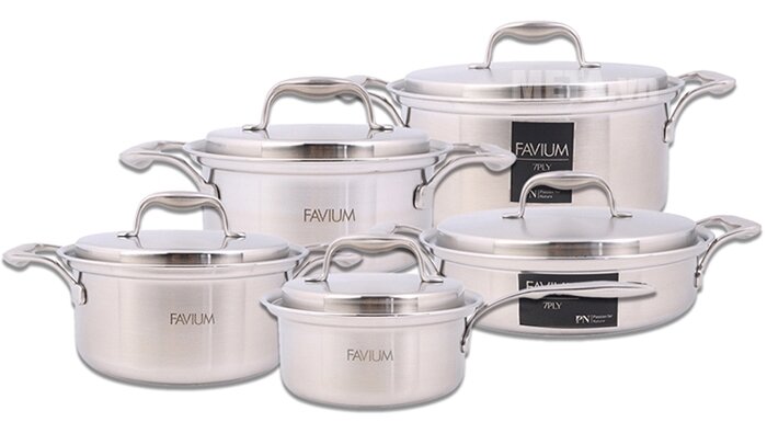Bộ 5 nồi inox PoongNyun PNSPP (10 món)