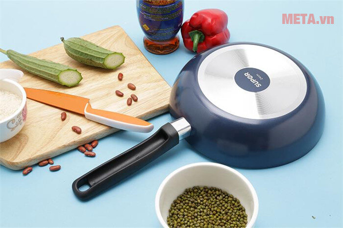 Chảo sâu lòng tráng men chống dính Supor F03A28 - 28cm