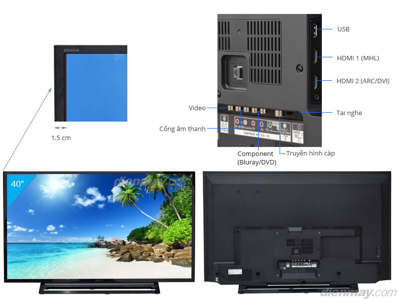 Tivi LED Sony KDL-40R470B 40 inch Tivi LED Sony KDL-40R470B 40 inch