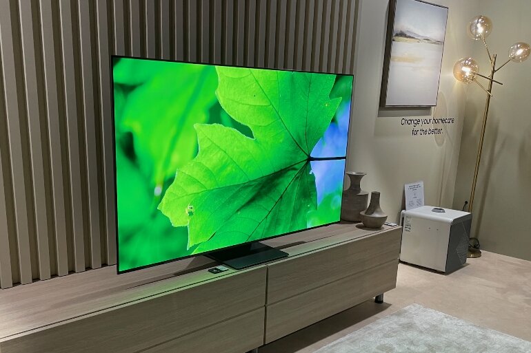 Smart tivi Samsung 4k 65 inch QA65S95B thiết kế
