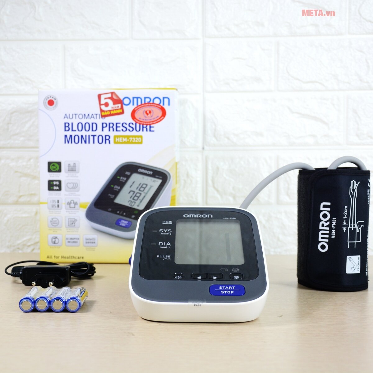 Máy đo huyết áp bắp tay tự động HEM-7320