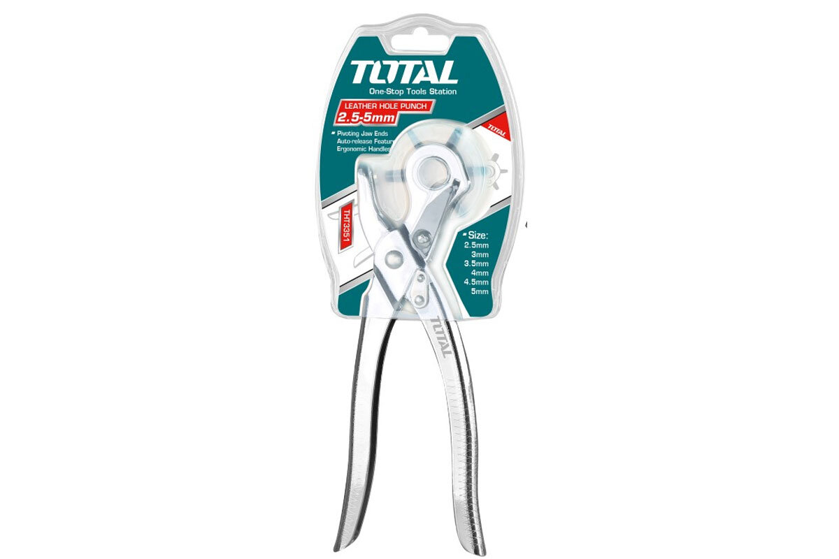 Kèm đục lỗ vải da 7in Total THT3351