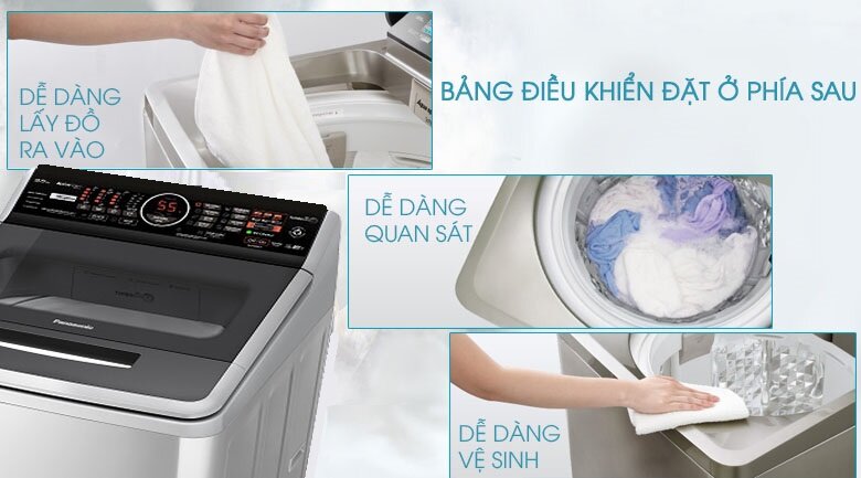 Máy giặt Panasonic Inverter 9.5 kg NA-FS95V7LMX