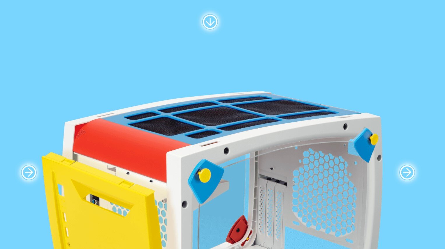 Vỏ Case Inwin Explorer Justice White (Mini Tower/Màu Trắng)