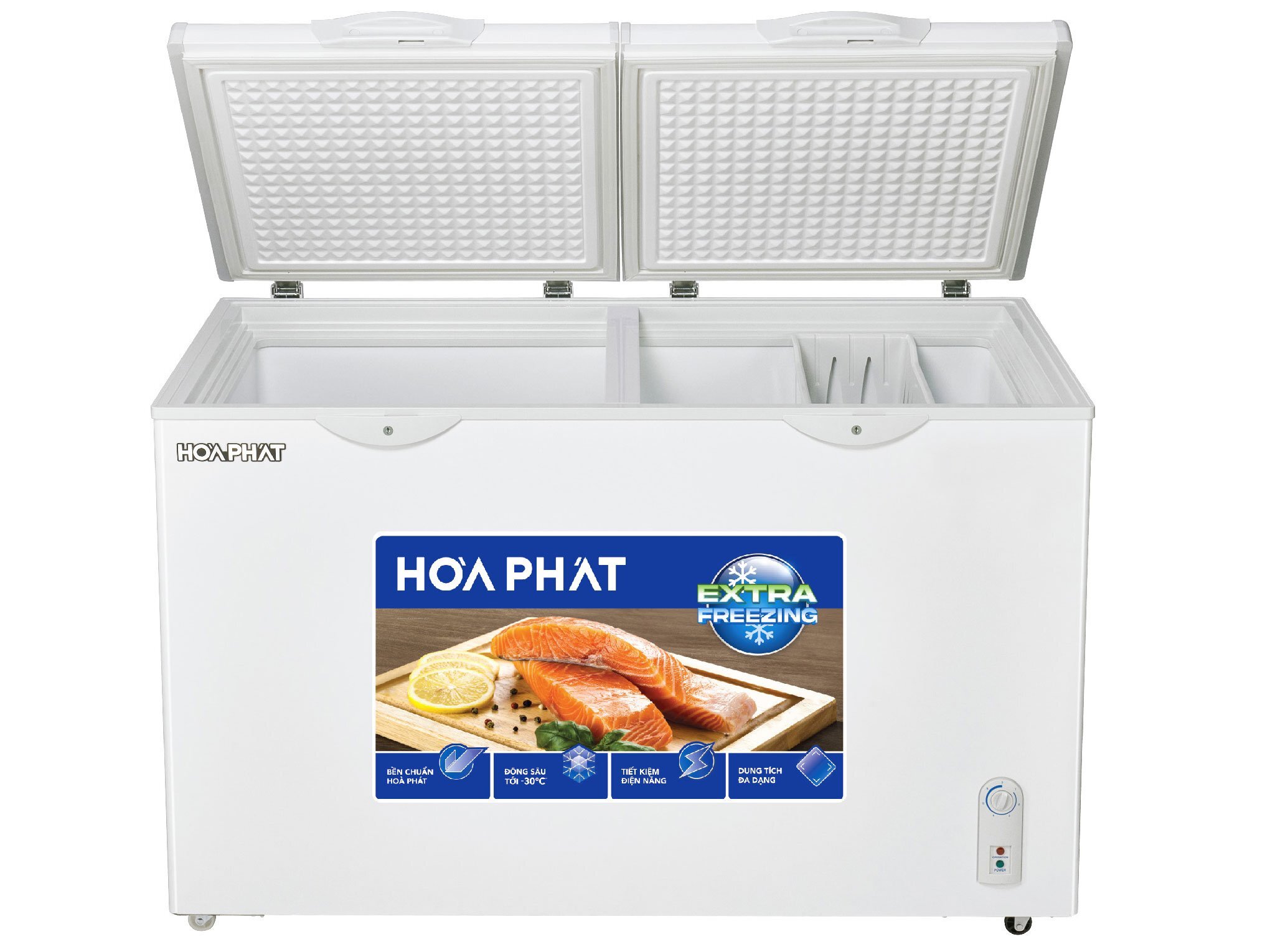 Tủ đông Hòa Phát 2 ngăn 2 cánh HPF BN6205