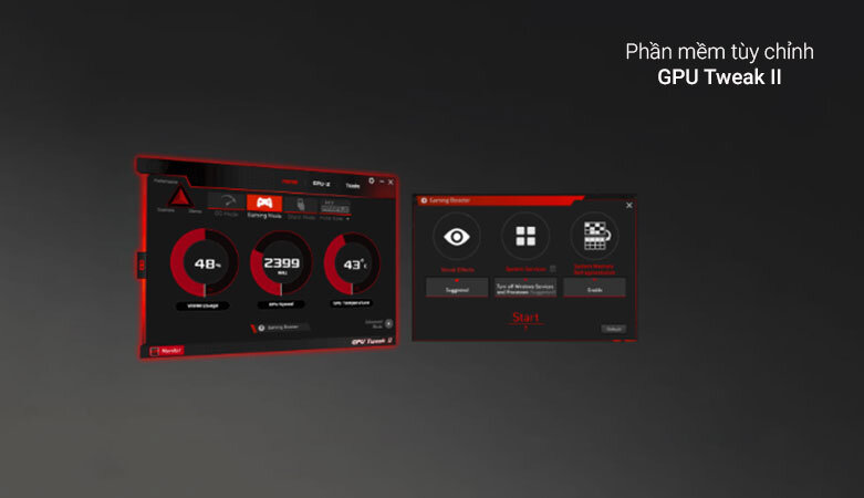 Card màn hình/ VGA ASUS GeForce RTX 3070 Noctua OC Edition 8GB GDDR6 | Phần mềm tùy chỉnh