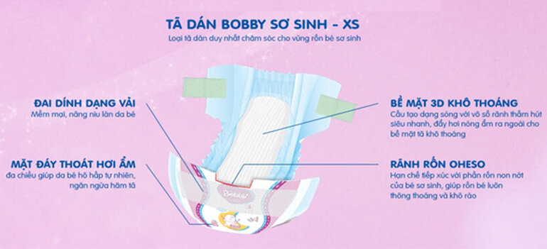 tã dán Bobby Newborn XS