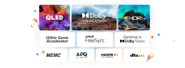 công nghệ màn hình Google tivi QLED TCL 4K 65 inch 65Q646