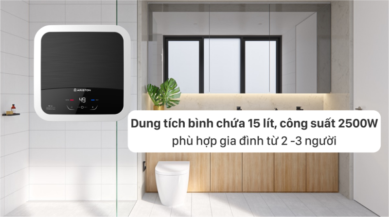 Bình nóng lạnh Ariston AN2 15LUX-D Ag 