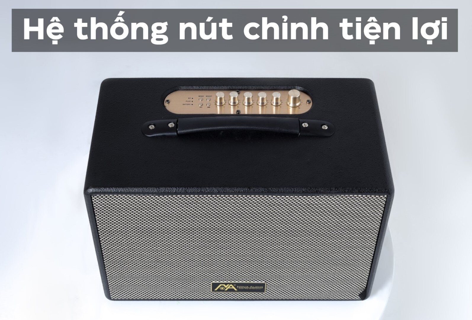 Loa karaoke di động Nova Audio NV-300 Platinum - Màu đen