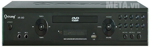 Đầu karaoke 5 số Arirang DVD AR-36D (kèm 2 micro)