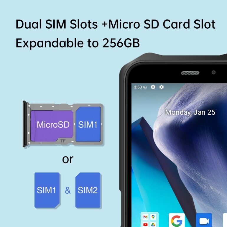 oukitel wp12 màn hình