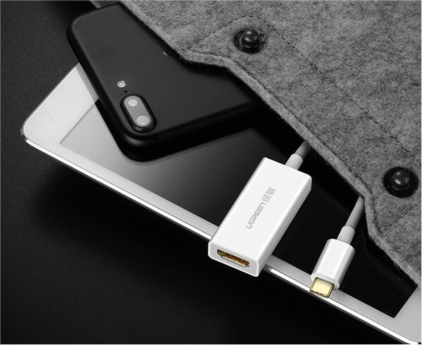 Cáp chuyển đổi USB type-C to HDMI Ugreen UG-40273 hỗ trợ 4k*2K cao cấp Cáp chuyển đổi USB type-C to HDMI Ugreen UG-40273 hỗ trợ 4k*2K cao cấp