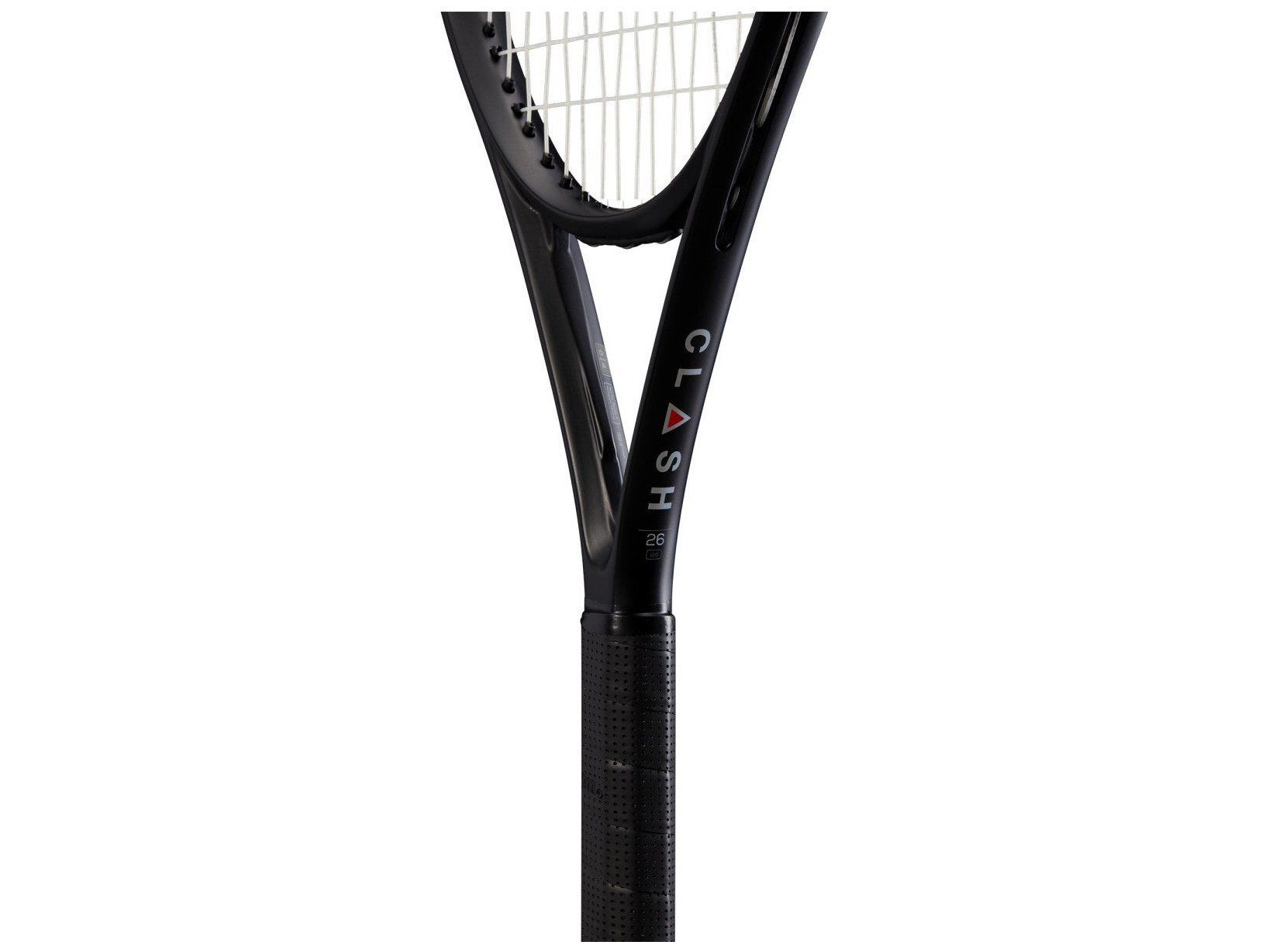 Trên thân vợt có khắc tên dòng vợt CLASH 26 Vợt tennis trẻ em Wilson