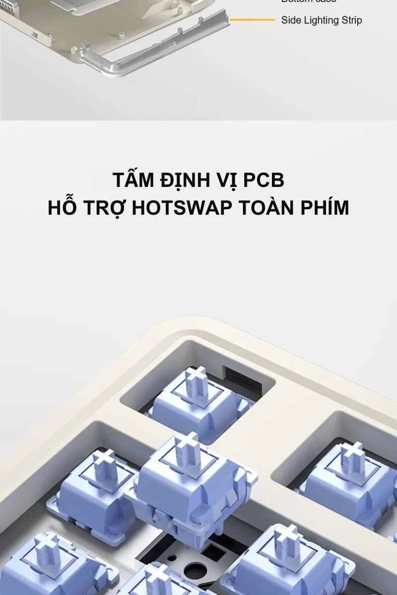 Bàn phím cơ gaming AULA AU75 4