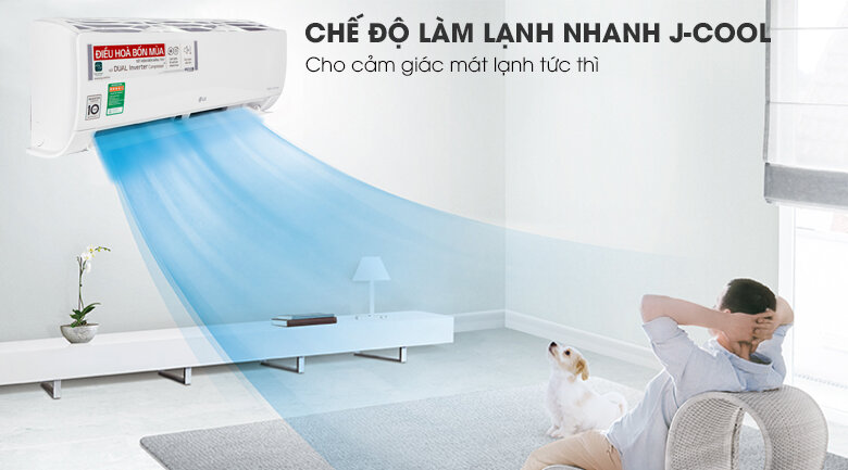 Điều hòa 2 chiều Inverter LG B13END 12.000BTU Dual Cool