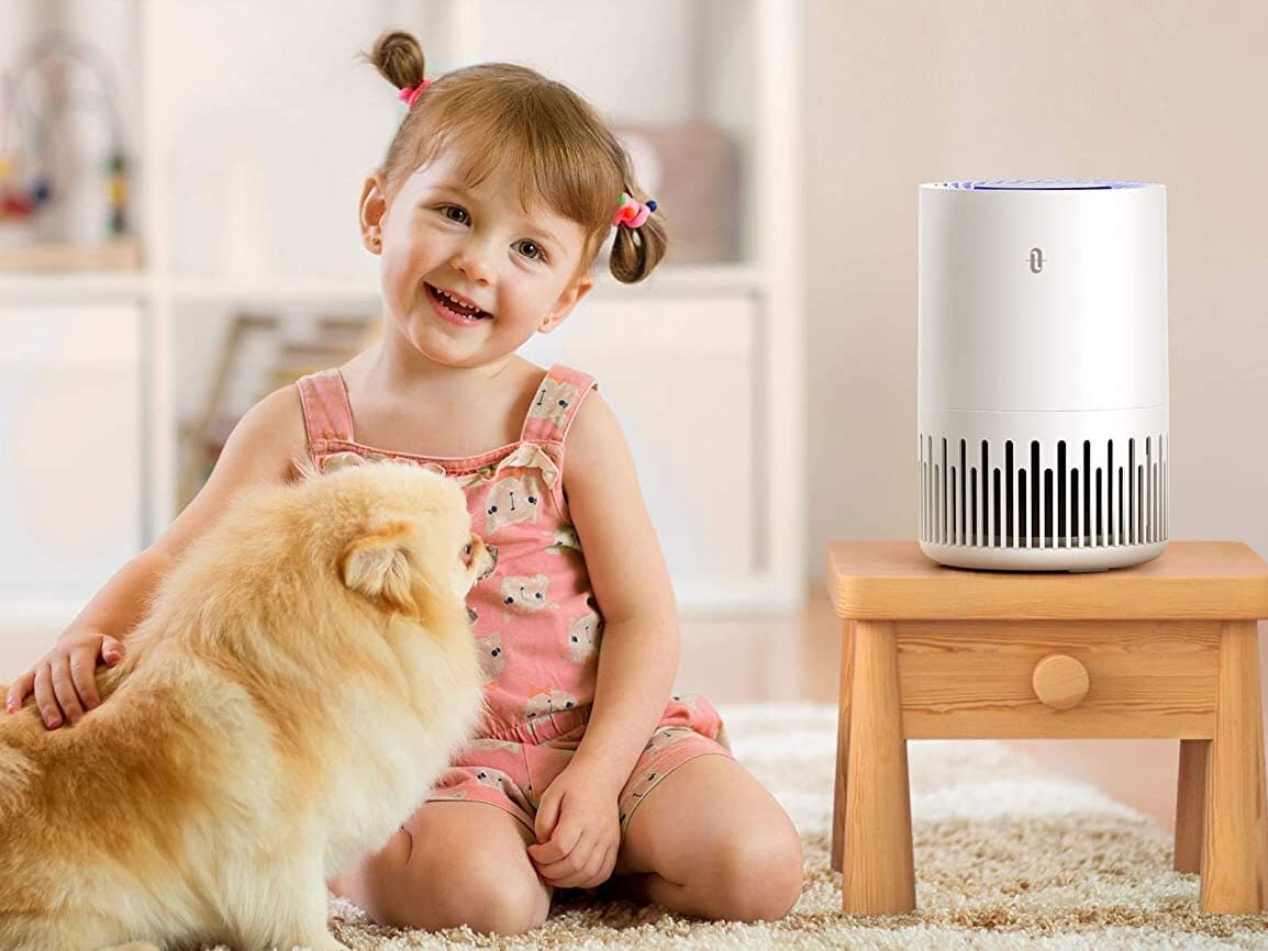 Máy lọc không khí rất cần có khi nhà có trẻ nhỏ Máy lọc không khí