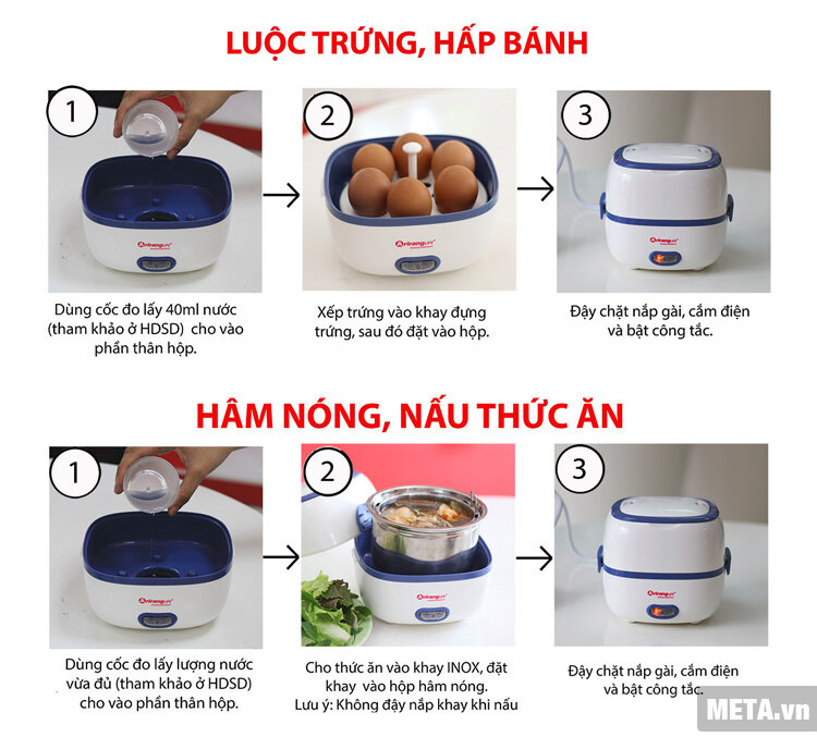 Hộp cơm hâm nóng ArirangLIFE EL - ALS2012