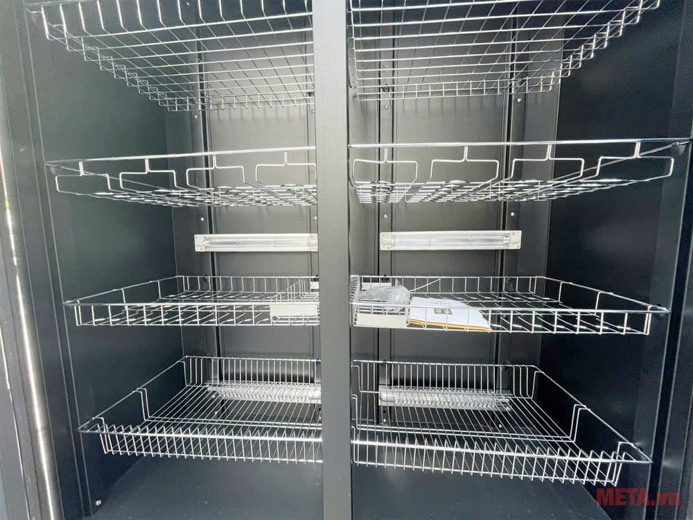 Các khay bên trong tủ tiệt trùng Kieler KL-TK-122 bằng inox Các khay bên trong tủ tiệt trùng Kieler KL-TK-122