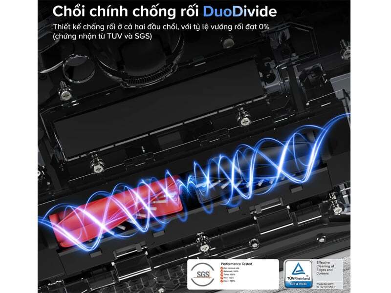 Roborock Saros 10 thiết kế chổi chống rối tóc Roborock Saros 10 thiết kế chổi chống rối tóc
