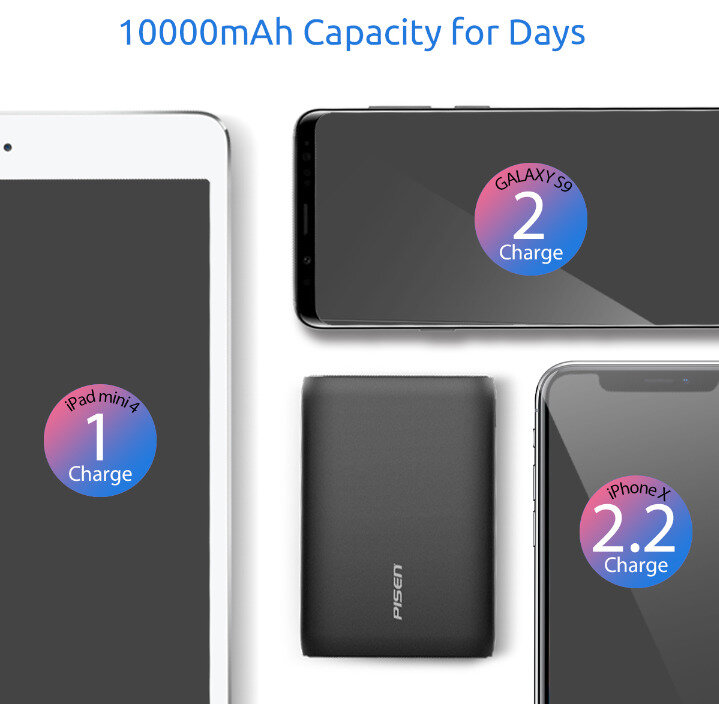 Pin sạc dự phòng Pisen Easy Power 5C 10000mAh