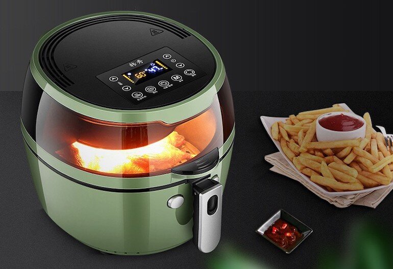 Nồi chiên không dầu nine shield 8l