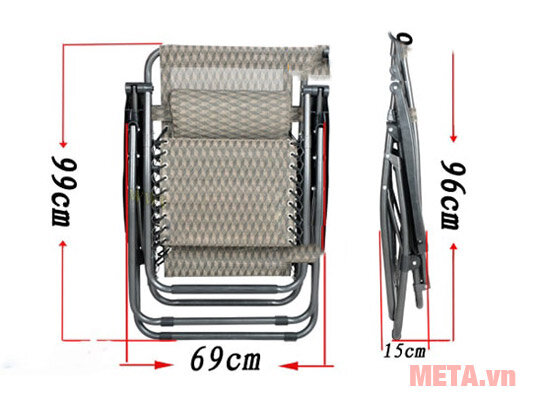 Ghế xếp thư giãn Nikita NIKA 137