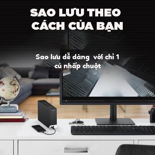 cứng gắn ngoài để bàn 10TB USB3.0/3.5 inch Seagate One Touch HUB Đen STLC10000400 1
