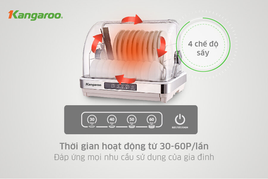 Máy sấy bát tiệt trùng Kangaroo KG45DD