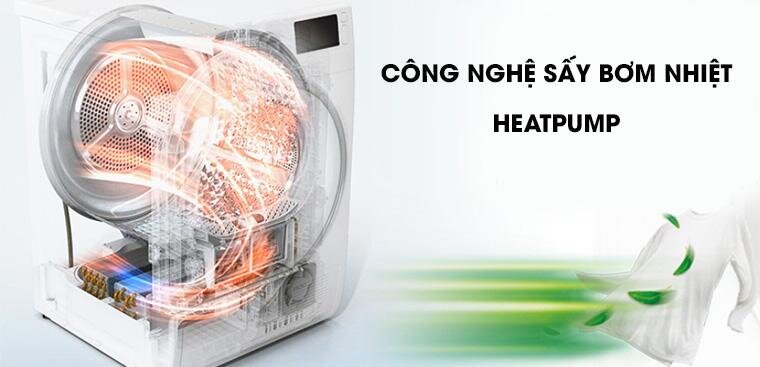 Máy sấy Zemmer Heat Pump WTW85500EZG | Model 2021