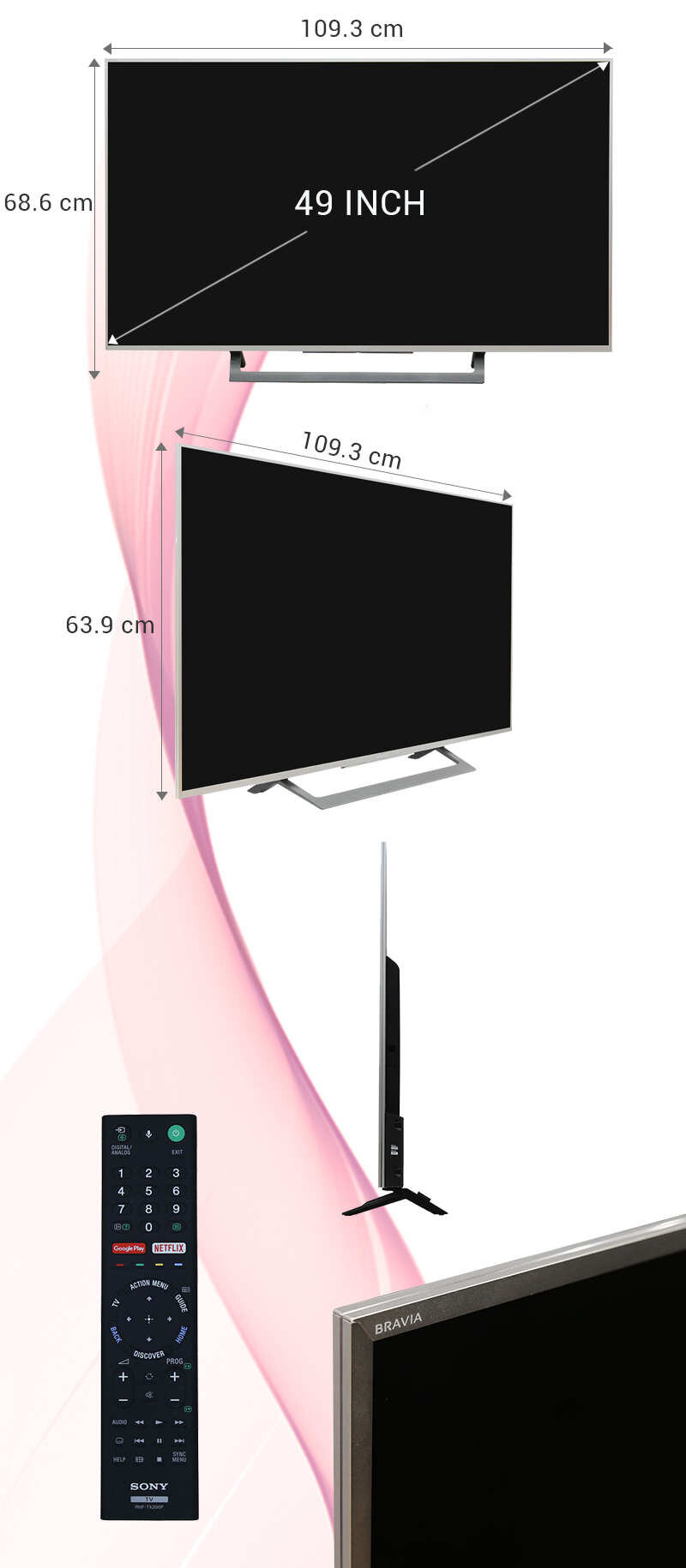 Android Tivi Sony 49 inch KD-49X8000D/S Android Tivi Sony 49 inch KD-49X8000D/S