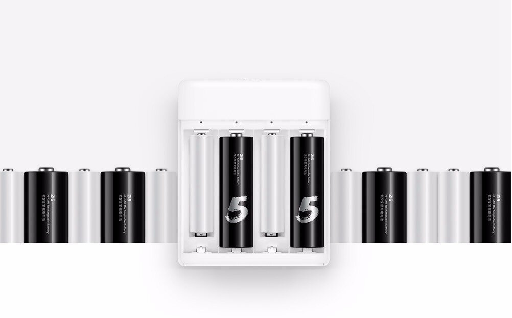 Bộ sạc pin AA và AAA Xiaomi PB401 Bộ sạc pin AA và AAA Xiaomi PB401