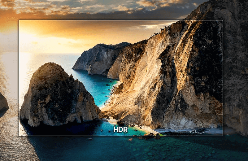 TV 4K Samsung UA75DU8000KXXV có độ tương phản rộng