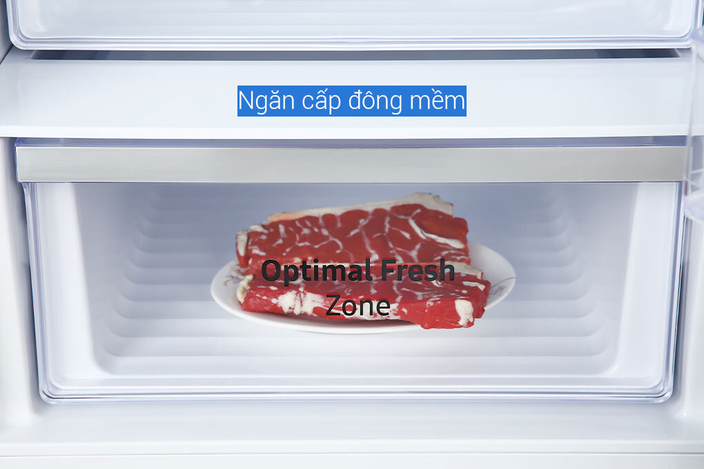 Ngăn đông mềm Optimal Fresh Zone bảo quản lạnh ở nhiệt độ -1 độ C Ngăn đông mềm Optimal Fresh Zone bảo quản lạnh ở nhiệt độ -1 độ C