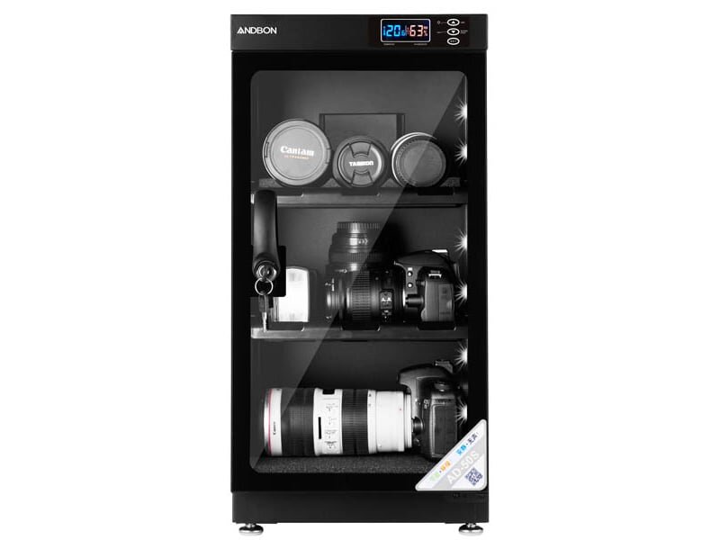 Tủ chống ẩm Andbon có thiết kế gọn gàng, sang trọng